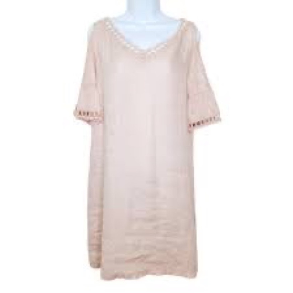 Terzo Millennio Cut out Crochet Linen Dress - Picture 6 of 7
